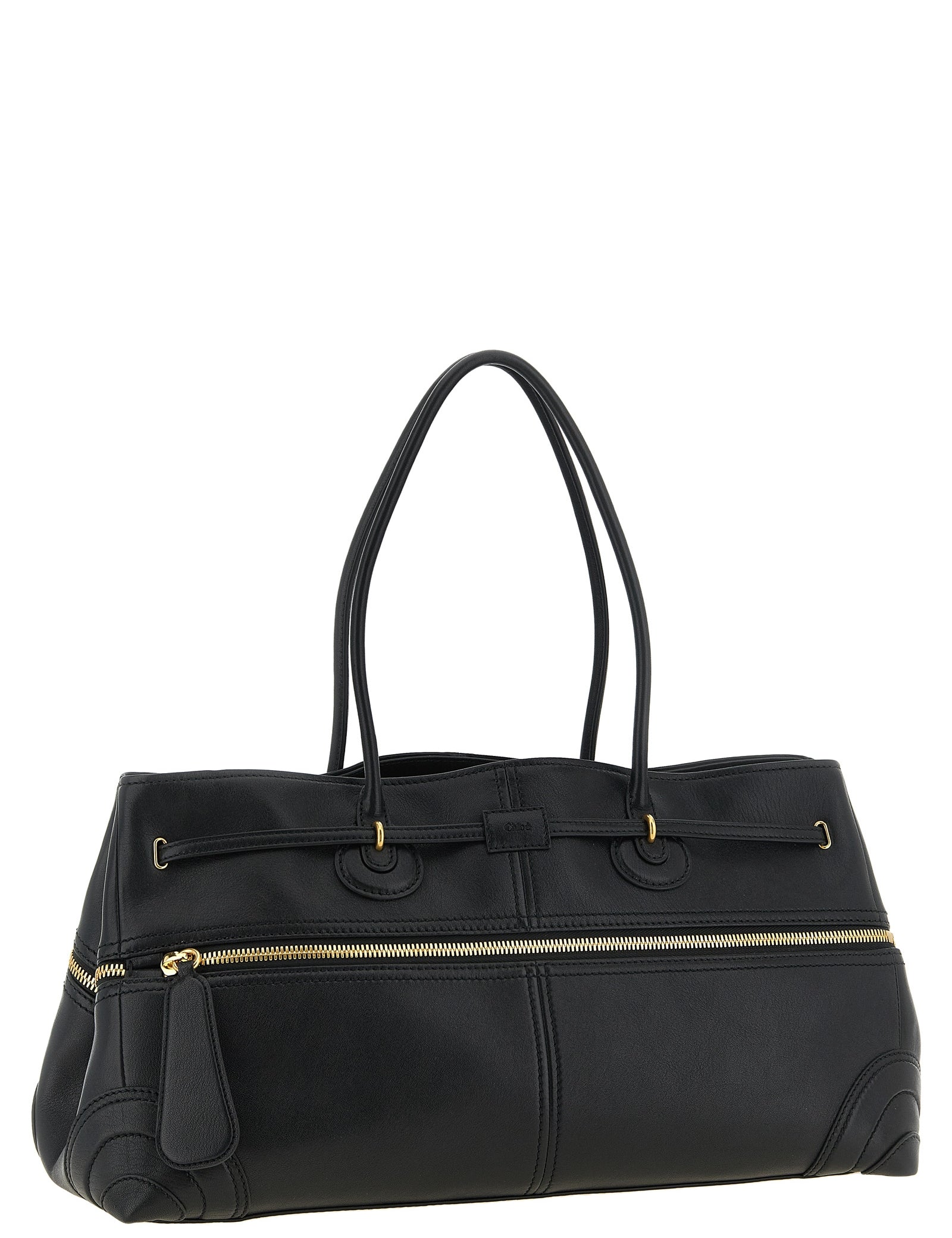 Chloé Black Lamb Leather Shoulder Bag
