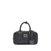 Miu Miu Black Calf Leather Shoulder Bag