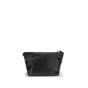 Balenciaga Black Calf Leather Clutch Bag