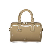 Furla Green Leather Mini Boston Bag
