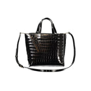 Furla Black Leather Tote Bag
