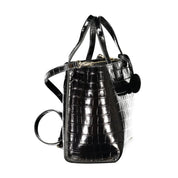 Furla Black Leather Tote Bag