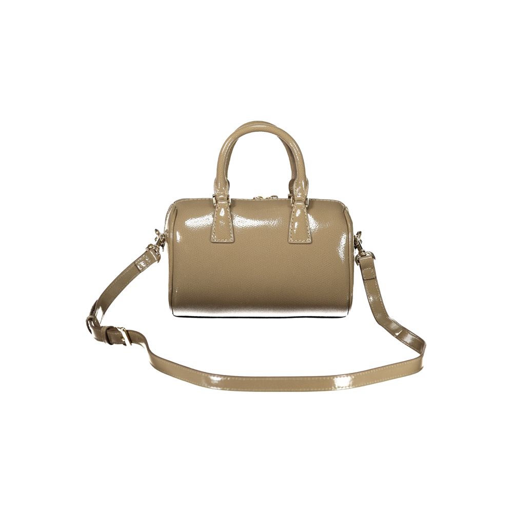 Furla Green Leather Mini Boston Bag