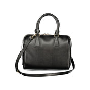 Furla Black Leather Boston Bag