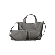 Furla Black Leather Tote Bag