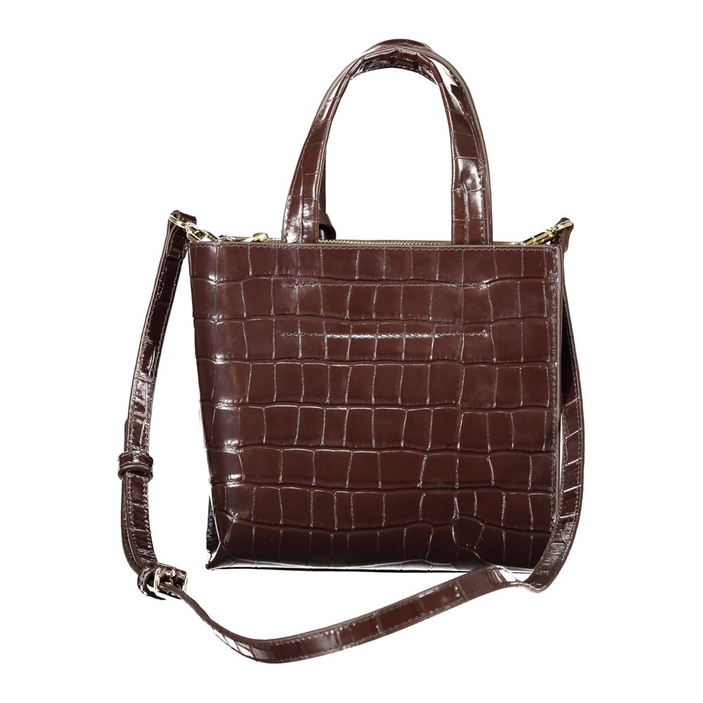 Furla Brown Leather Mini Tote Bag