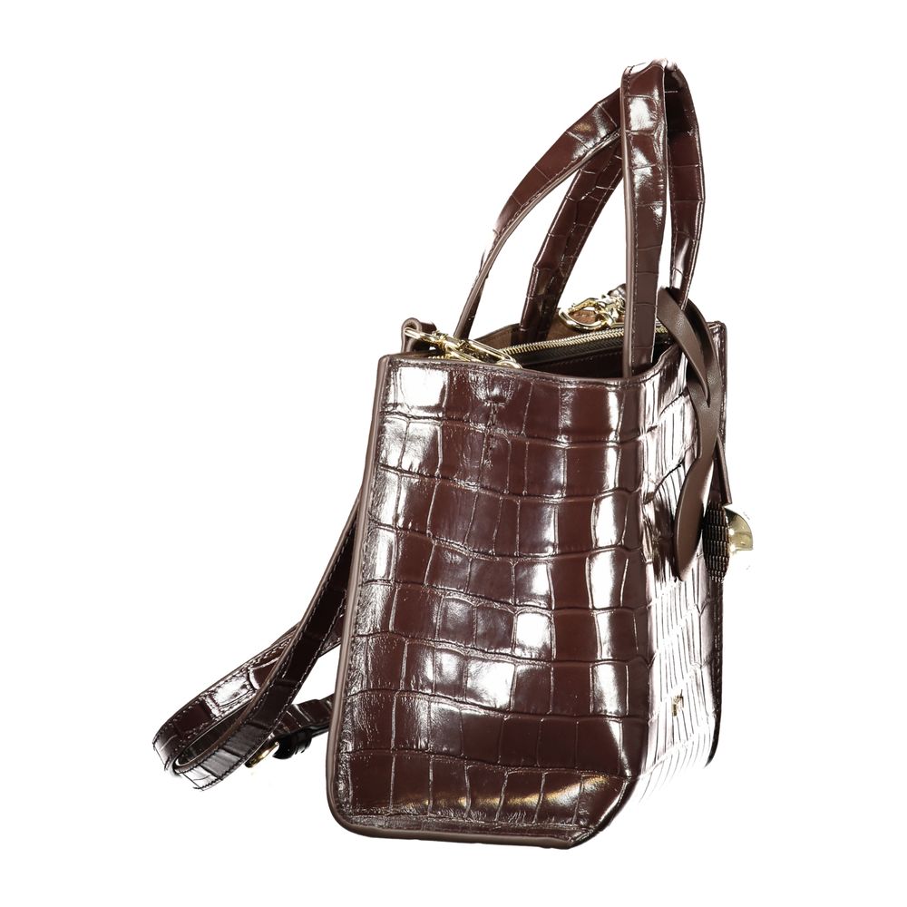 Furla Brown Leather Mini Tote Bag