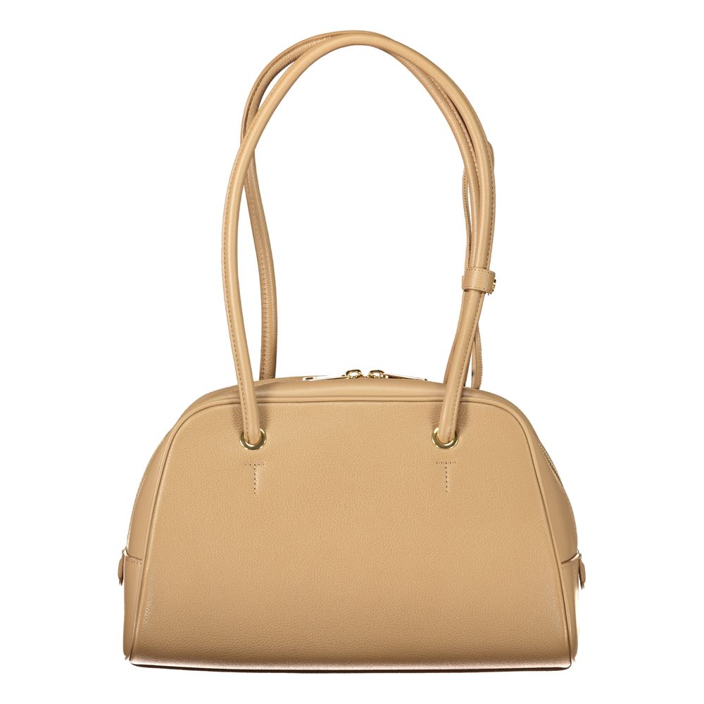 Furla Beige Leather Dome Bag