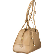 Furla Beige Leather Dome Bag
