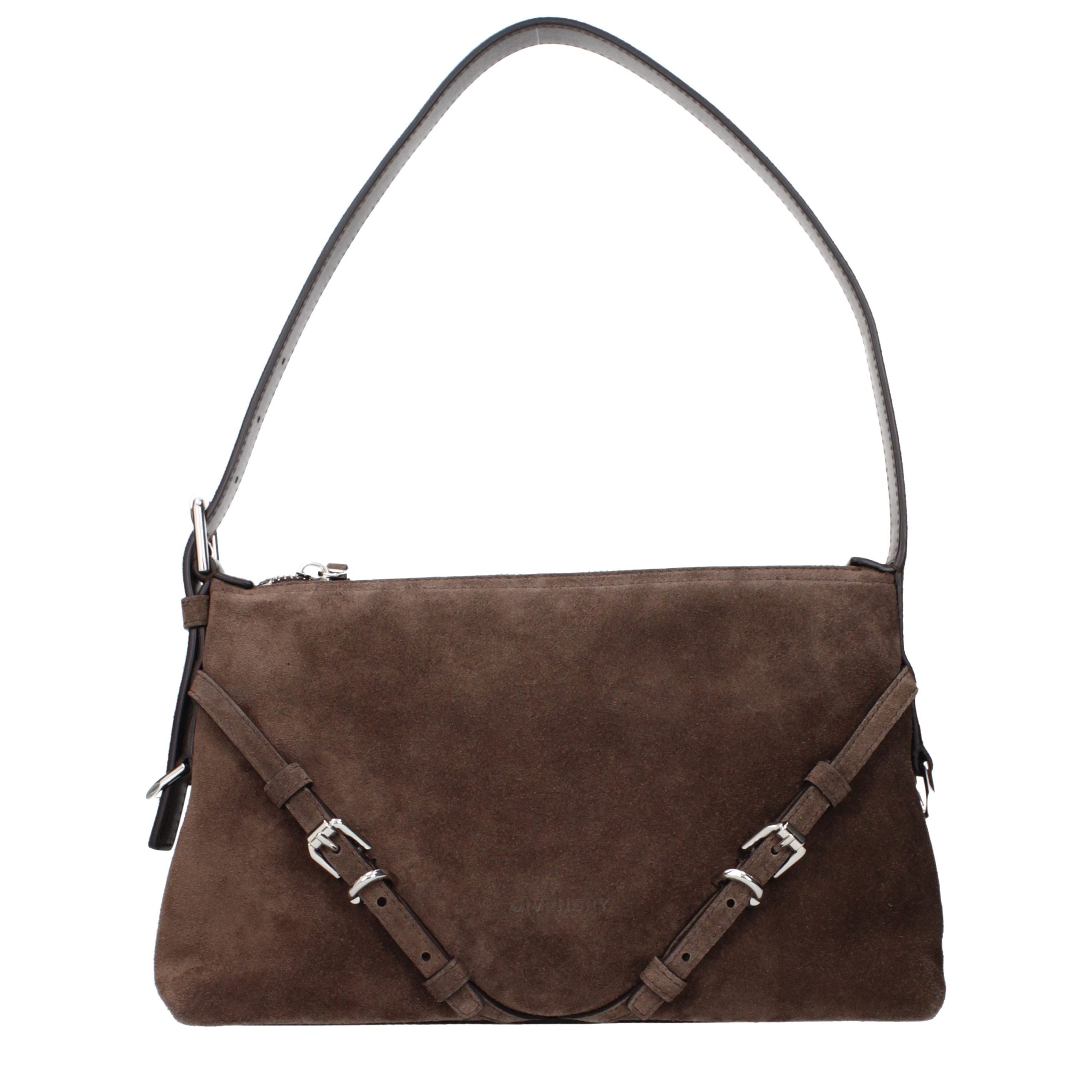 Givenchy Brown Suede Shoulder Bag