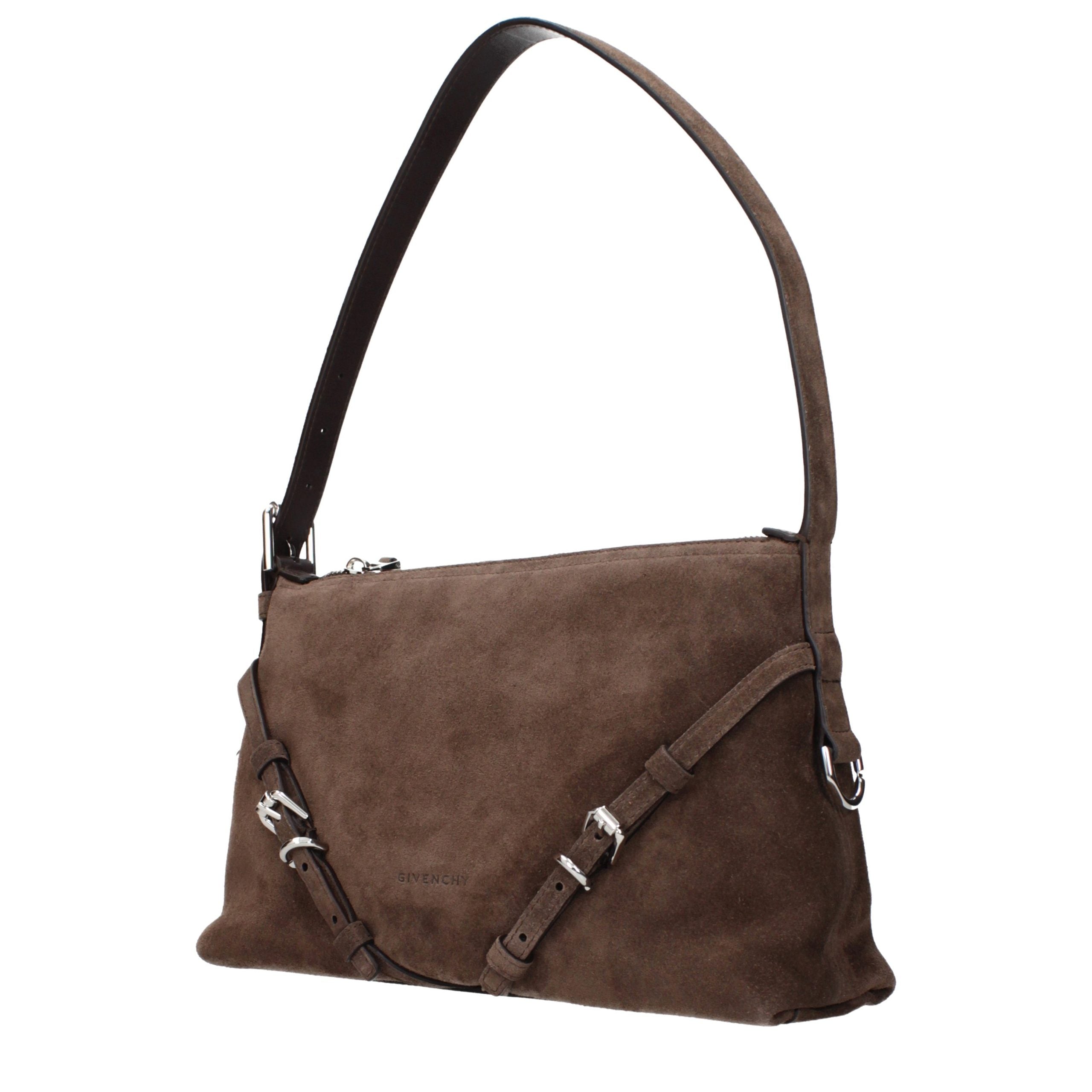 Givenchy Brown Suede Shoulder Bag