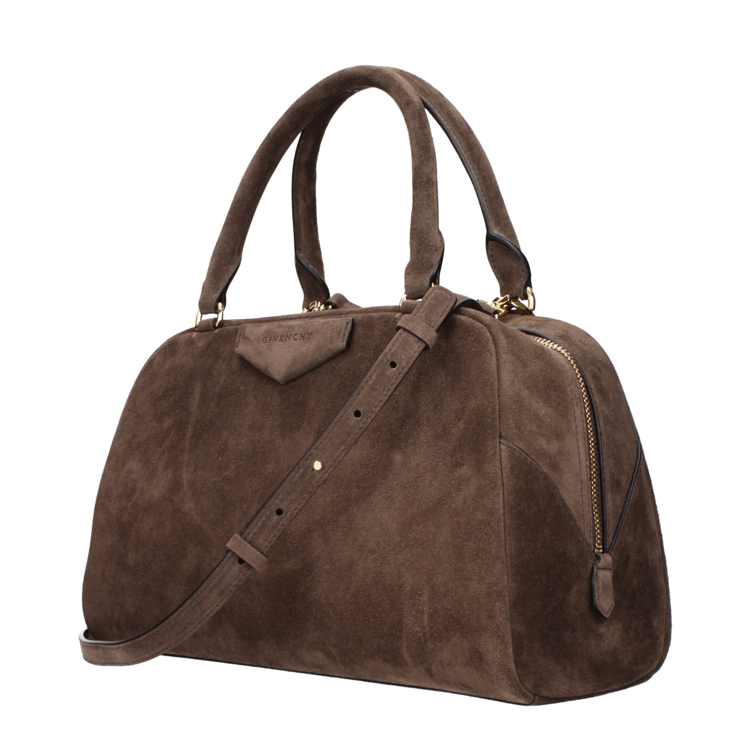Givenchy Brown Leather Suede Handbag