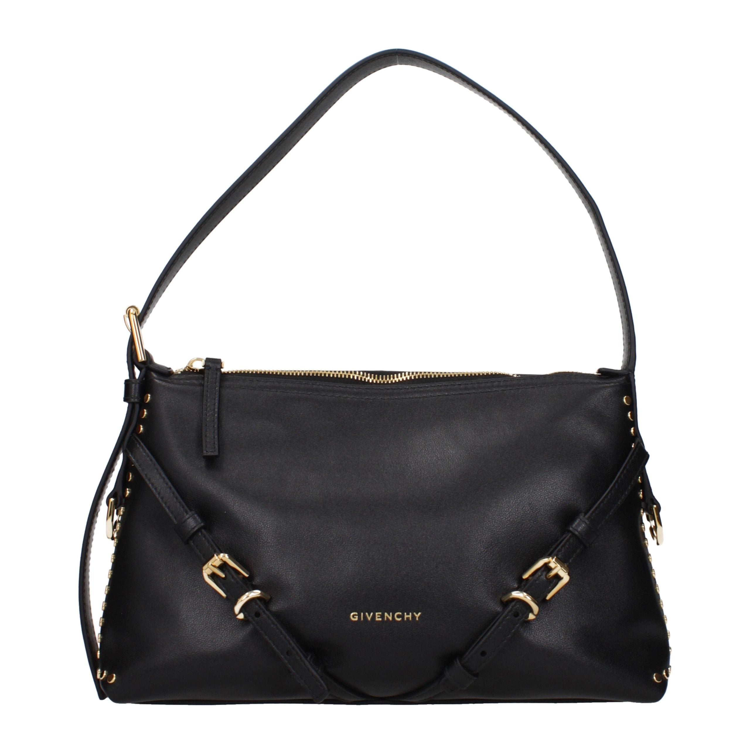 Givenchy Black Leather Shoulder Bag