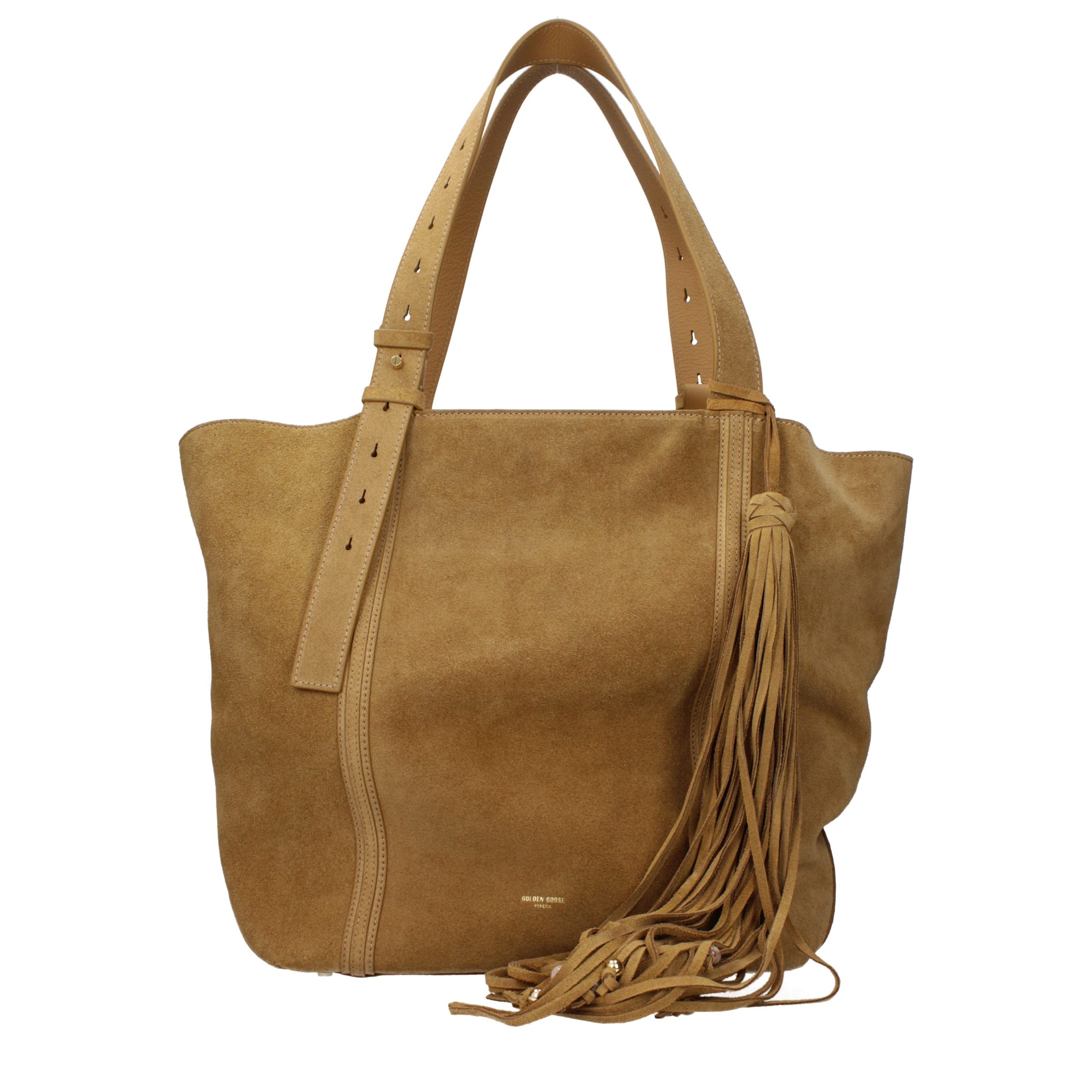 Golden Goose Brown Suede Shoulder Bag