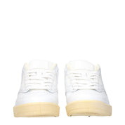 Jil Sander White Leather Low Top Sneakers
