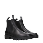 Celine Black Leather Ankle Boots