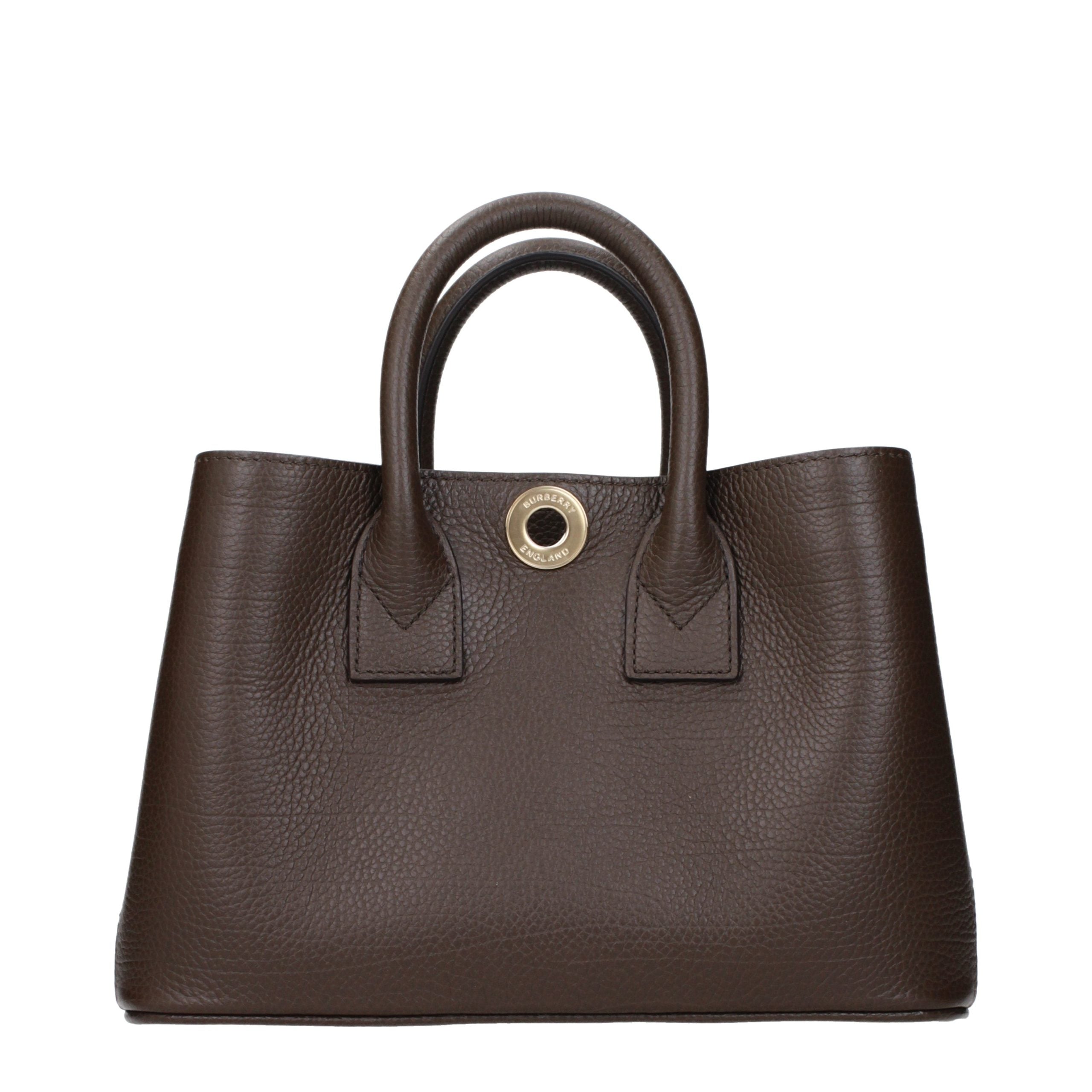 Burberry Brown Leather Handbags