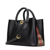 Burberry Black Leather Handbags