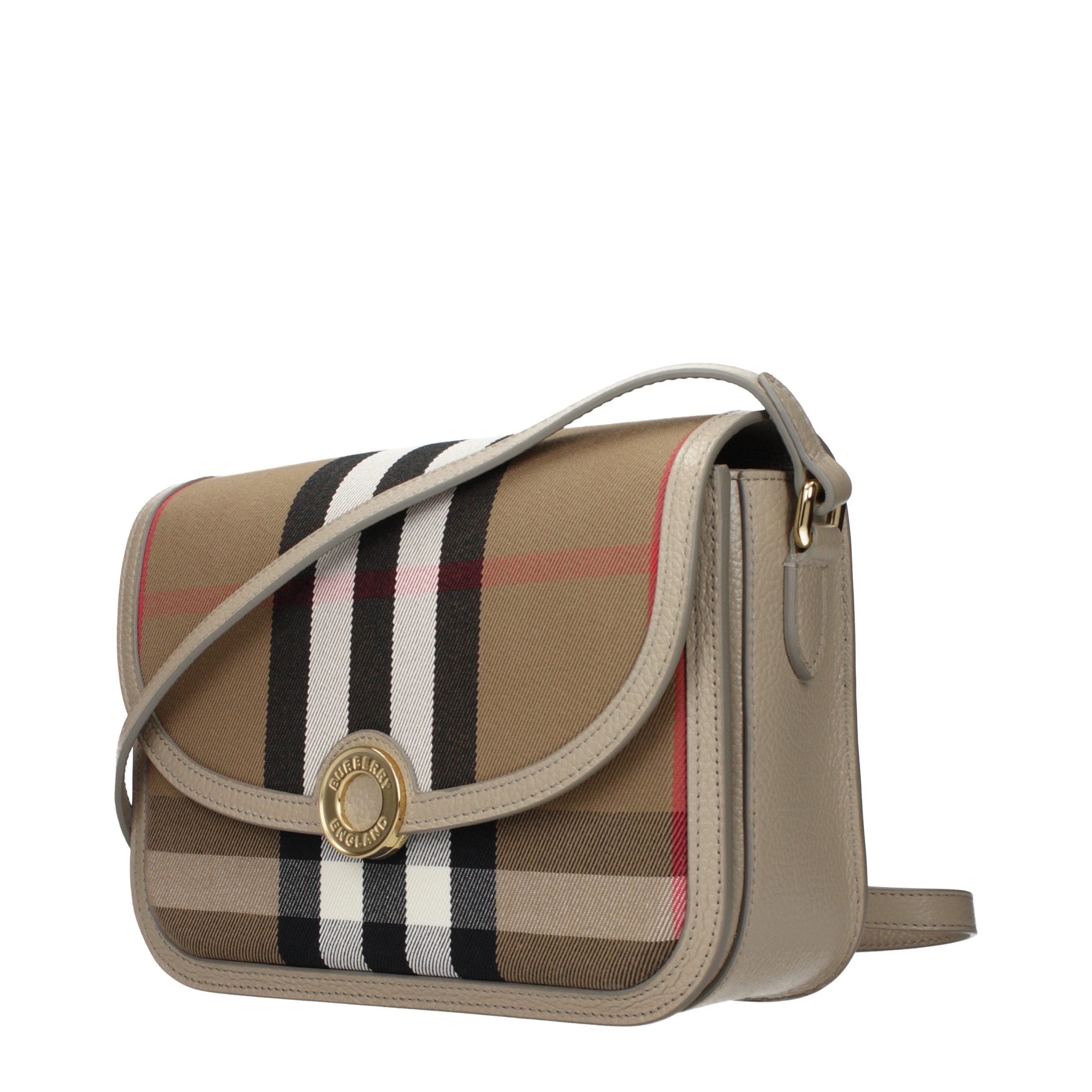 Burberry Brown Fabric Crossbody Bags