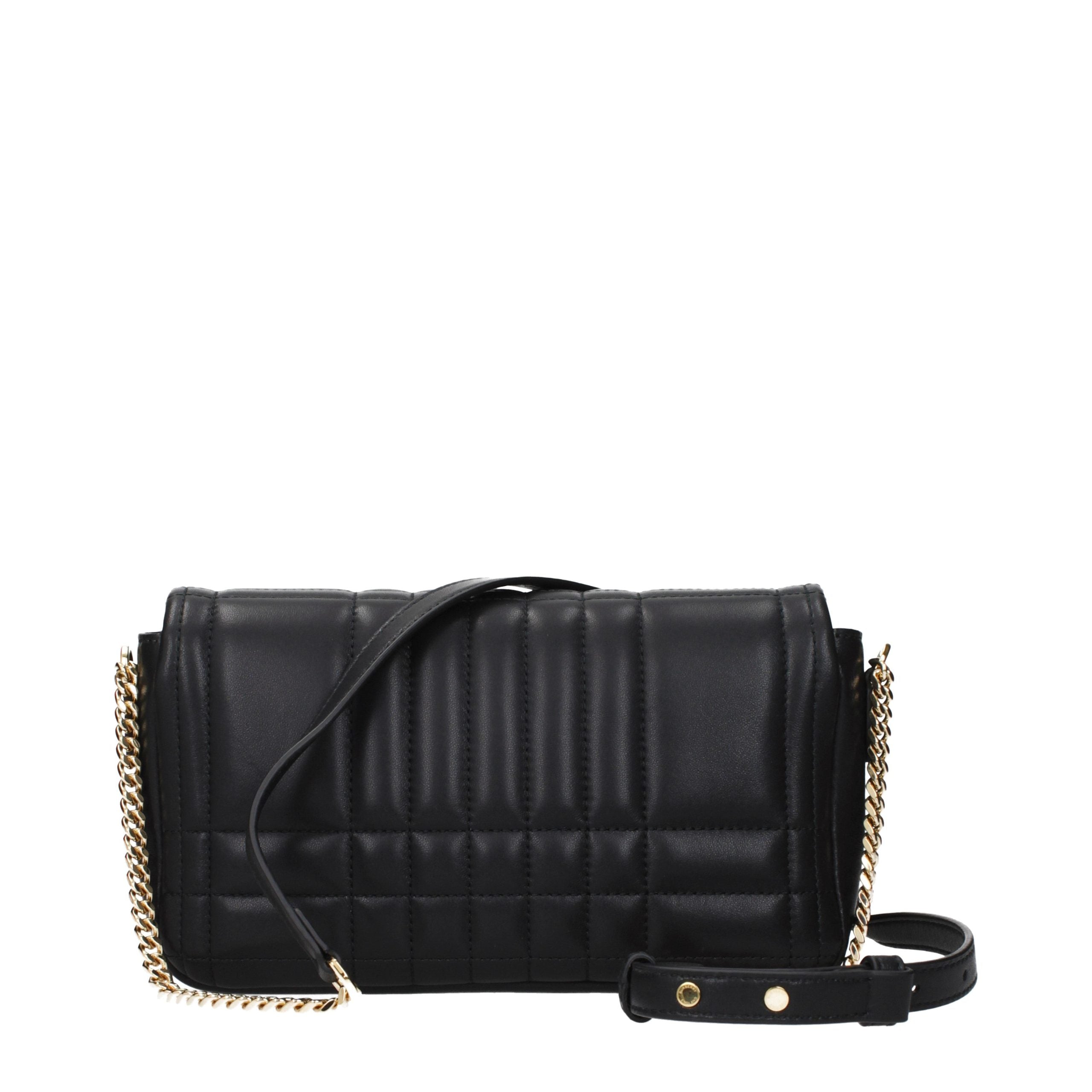 Burberry Black Leather Crossbody Bag