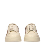 Jimmy Choo Beige Leather Sneakers