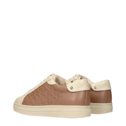 Jimmy Choo Beige Leather Sneakers
