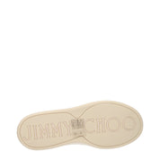 Jimmy Choo Beige Leather Sneakers