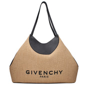 Givenchy Beige Raffia Shoulder Bags