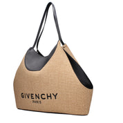 Givenchy Beige Raffia Shoulder Bags
