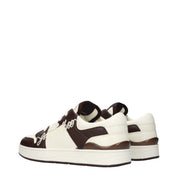 Jimmy Choo Beige Leather Sneakers