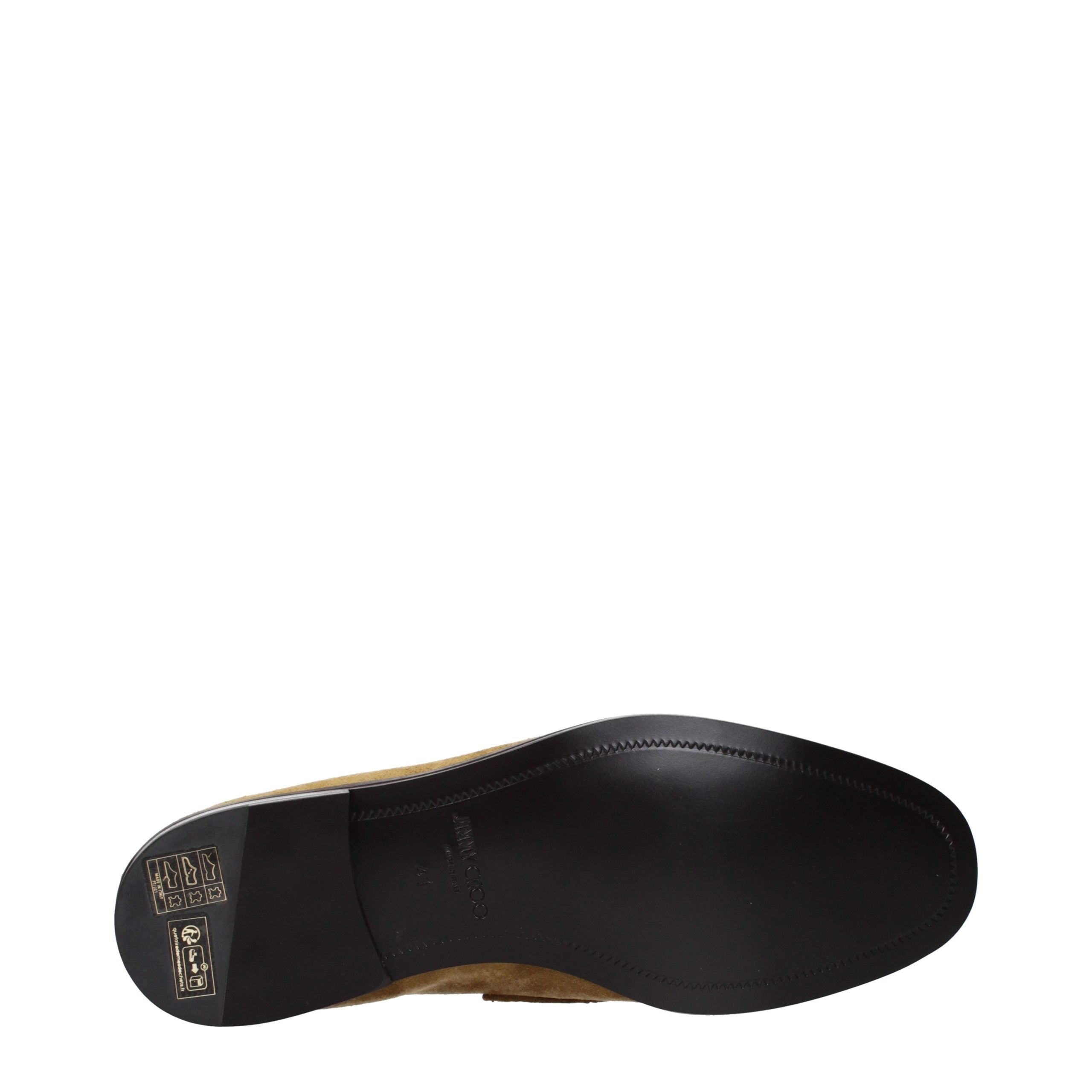 Jimmy Choo Brown Suede Loafers
