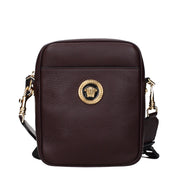 Versace Violet Leather Crossbody Bag