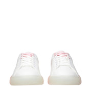 Versace White Leather Low Top Sneakers