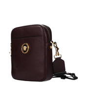 Versace Violet Leather Crossbody Bag