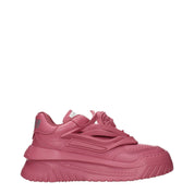 Versace Pink Leather Sneakers
