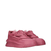 Versace Pink Leather Sneakers