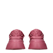 Versace Pink Leather Sneakers