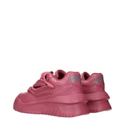 Versace Pink Leather Sneakers