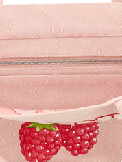 Ganni Pink Recycled Polyester Tote Bag