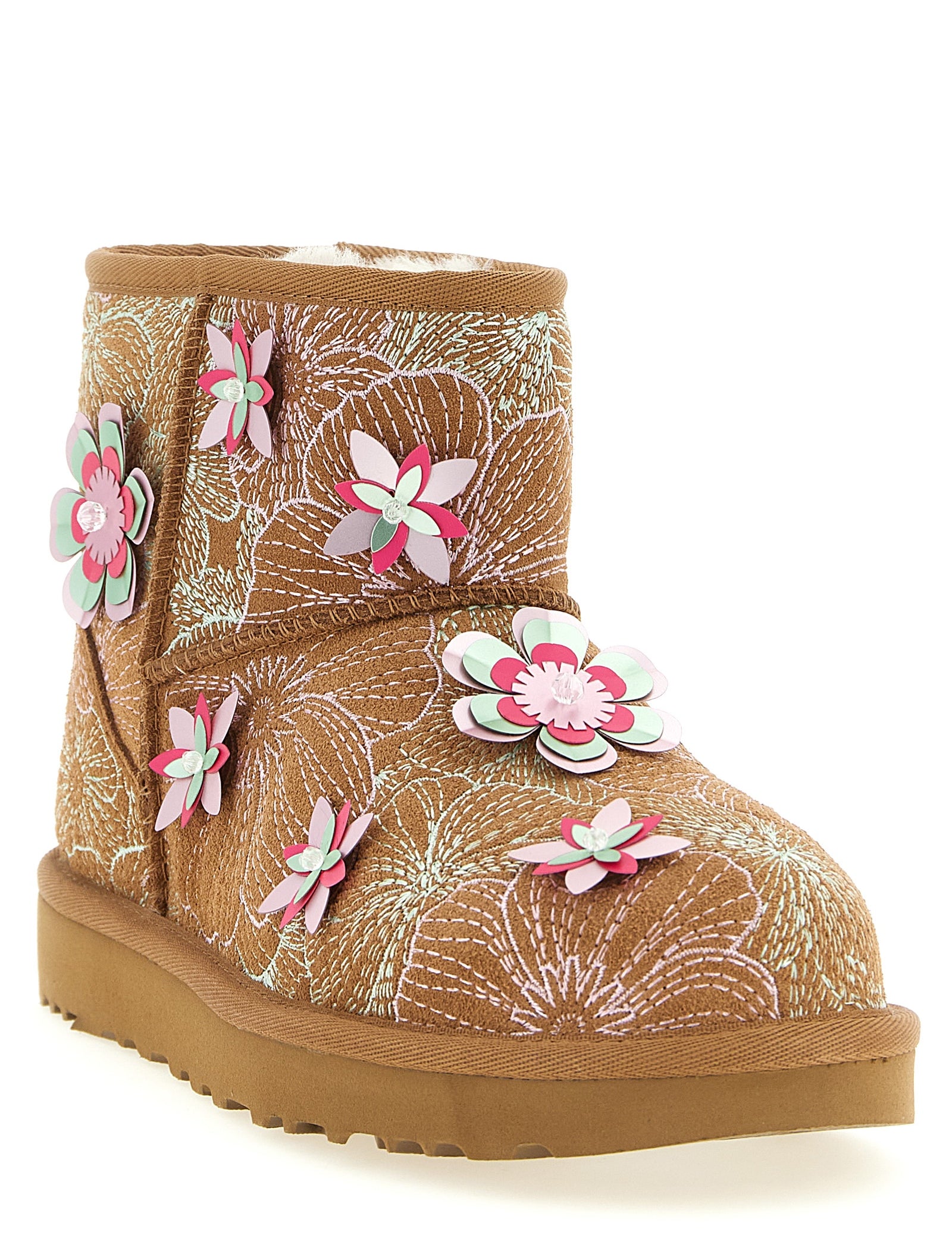 UGG Multicolor Leather Ankle Boots