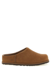 UGG Brown Leather Otzo Sabots