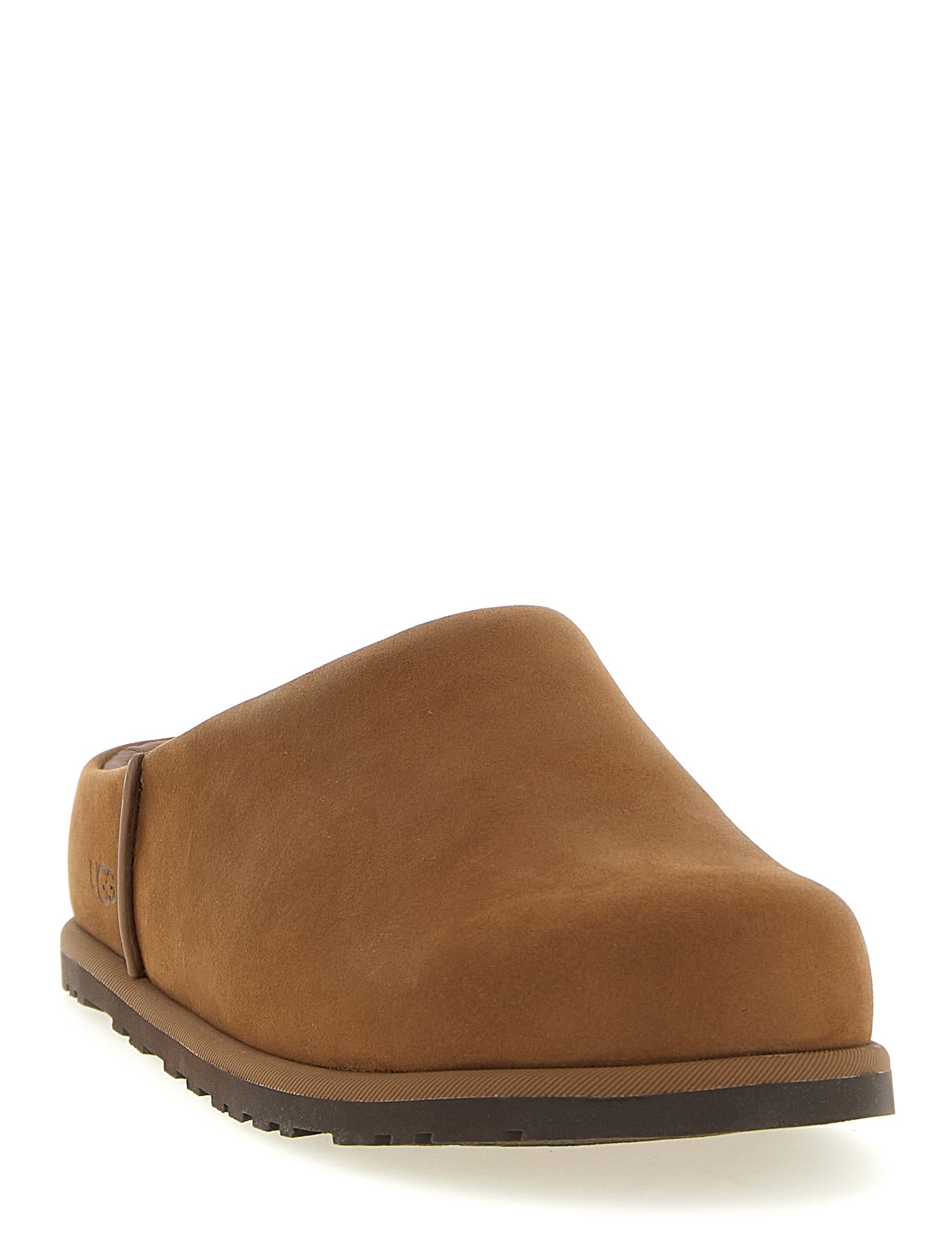 UGG Brown Leather Otzo Sabots