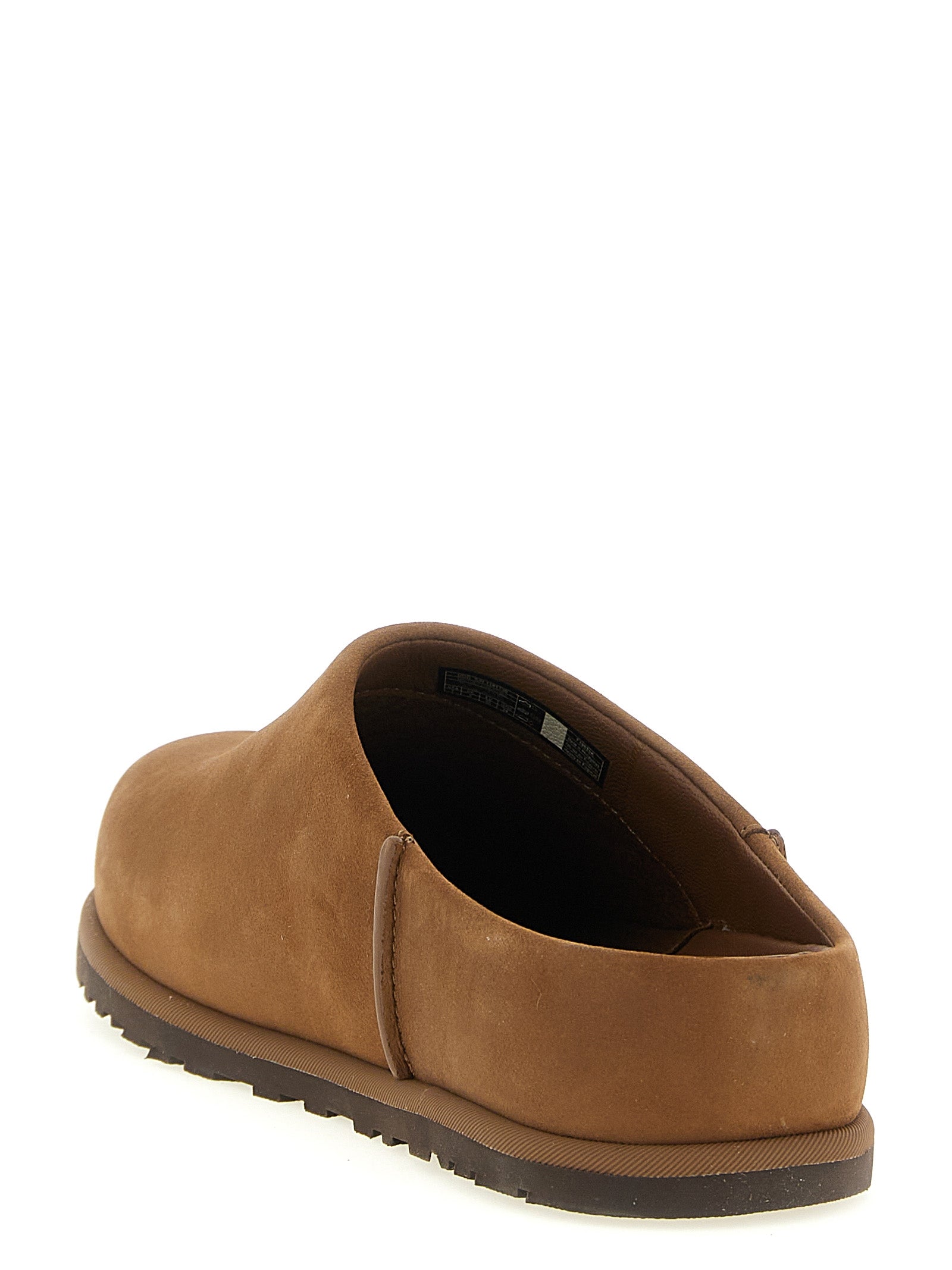 UGG Brown Leather Otzo Sabots
