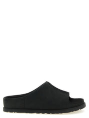 UGG Black Leather Slides