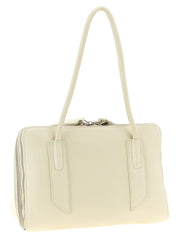 The Attico White Calfskin Shoulder Bag