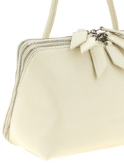 The Attico White Calfskin Shoulder Bag