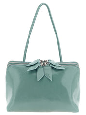 The Attico Light Blue Calfskin Shoulder Bag