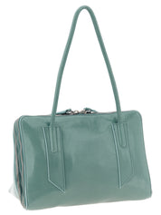 The Attico Light Blue Calfskin Shoulder Bag