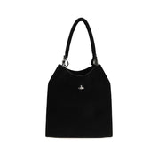 Vivienne Westwood Black Suede Shoulder Bag