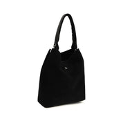 Vivienne Westwood Black Suede Shoulder Bag